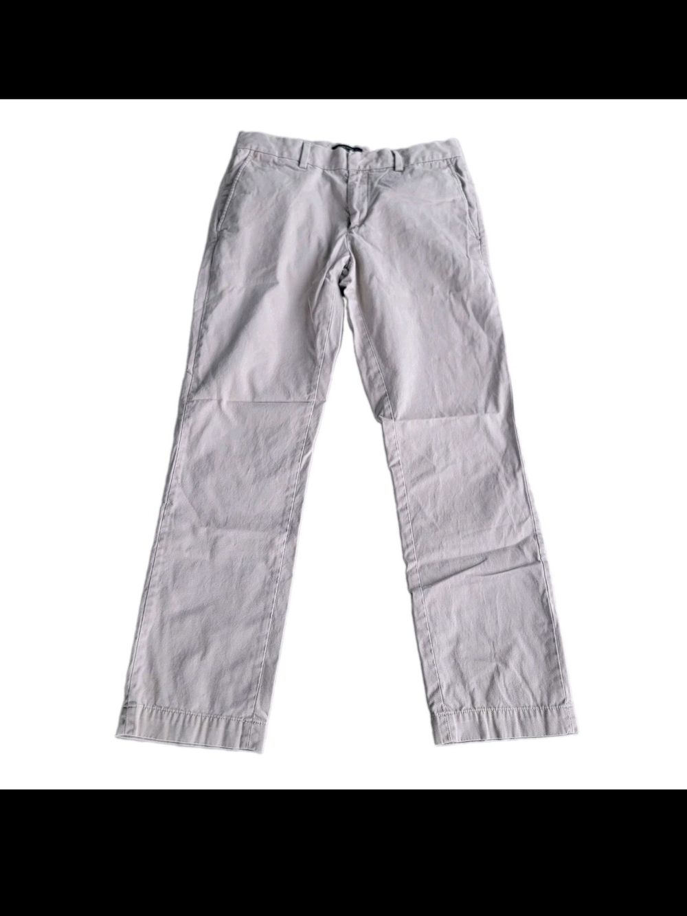Banana Republic Aiden Chino Pants Men's sz 31x30 Beige Flat Front Cotton
